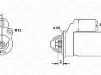 Electromotor VOLVO 460 L 464 MAGNETI MARELLI 943254043010