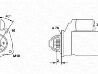 Electromotor VOLVO 850 combi LW MAGNETI MARELLI 943241060010