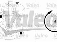 Electromotor VOLVO 850 LS VALEO 458190