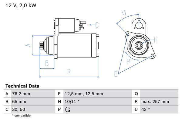 Electromotor # Vw Bora 1.8 jetta iv combi [1j6] t benzina 150cp/110kw AGU; ARX; AUM 2000 2001 2002 2003 2004 2005 # 0 986 018 390 # BOSCH