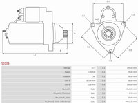 Electromotor VW CADDY II (9K9A) Box/MPV, 11.1995 - 01.2004 AS-PL S0104