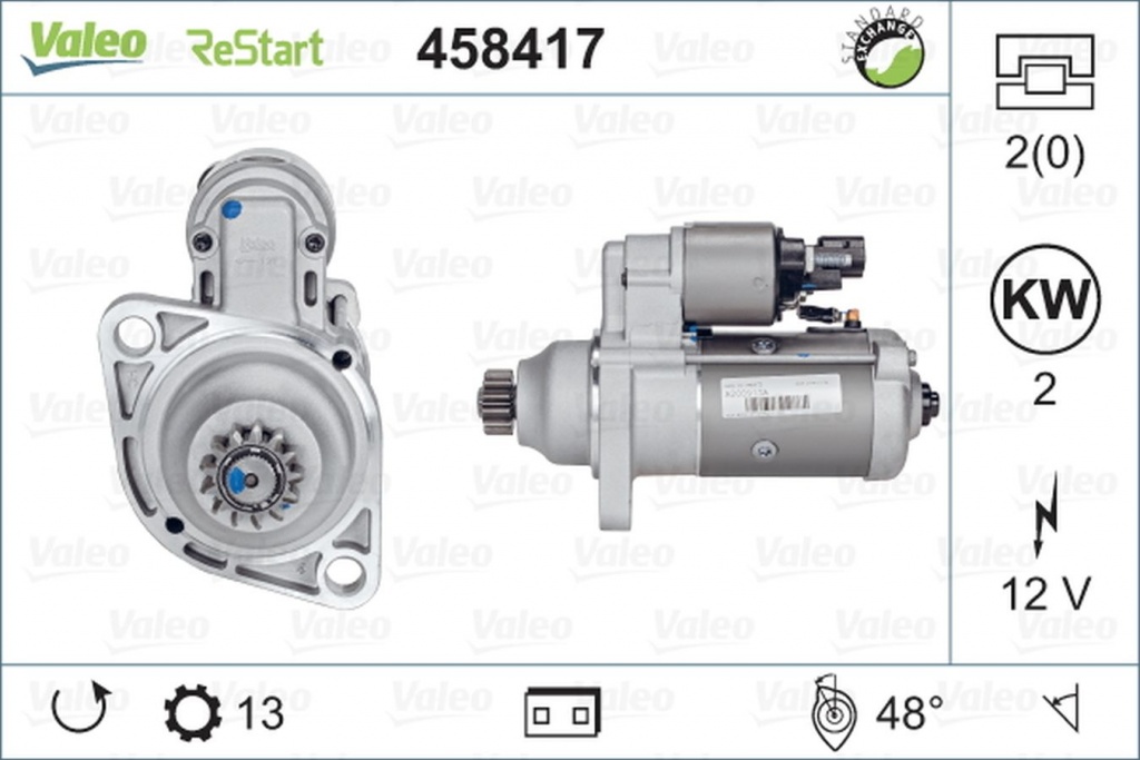 Electromotor VW CADDY III combi 2KB 2KJ 2CB 2CJ VALEO 458417