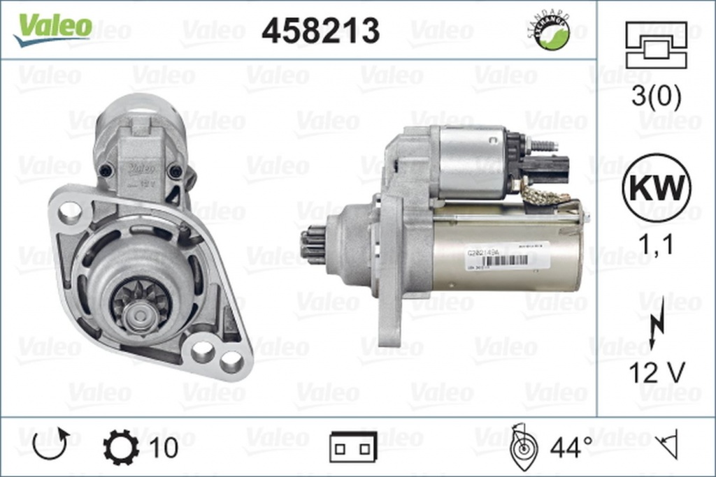 Electromotor VW EOS 1F7 1F8 VALEO 458213