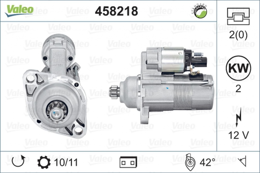 Electromotor VW EOS 1F7 1F8 VALEO 458218