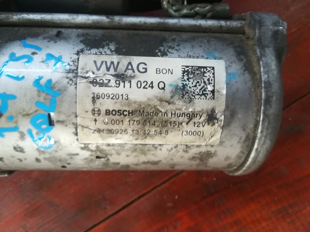 Electromotor VW Golf 7 Variant 1.4 TSI 9