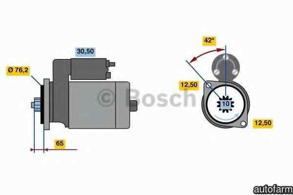 Electromotor VW GOLF V Variant 1K5 BOSCH 0 986 020