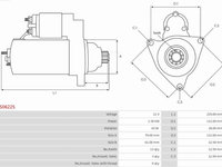 Electromotor VW GOLF VI (517) Сabrioleta, 03.2011 - 05.2016 AS-PL S0622S