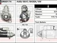 Electromotor VW JETTA III 1K2 DELCOREMY DRS0174