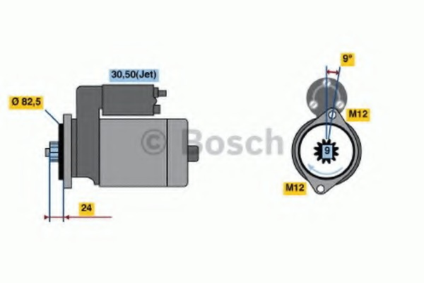Electromotor # Vw Lt 2.5 mk ii bus [2db; 2de; 2dk] tdi motorina 102cp/75kw AHD 1996 1997 1998 1999 # 0 986 018 380 # BOSCH