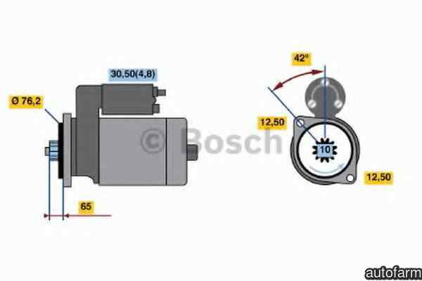Electromotor VW NEW BEETLE 9C1 1C1 BOSCH 0 986 020 230