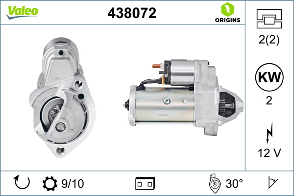Electromotor # Vw Passat 1.9 variant [3b5] tdi motorina 101cp/74kw AVB 2000 # 438072 # VALEO