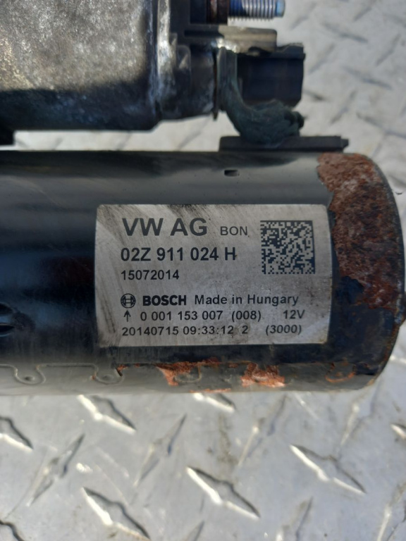 Electromotor VW Passat B7 cod: 02z911024