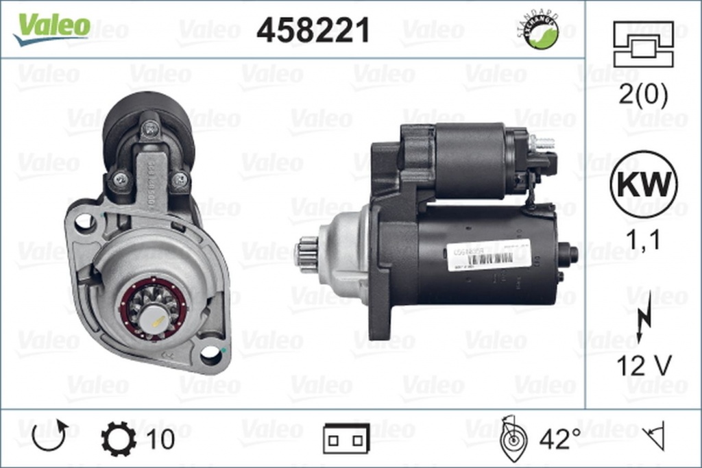 Electromotor VW PASSAT Variant 3A5 35I VALEO 458221