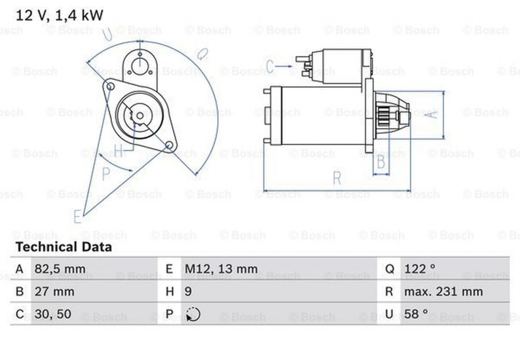 Electromotor VW PASSAT Variant 3B5 BOSCH 098601834