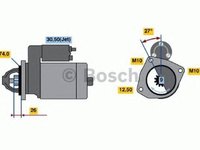 Electromotor VW PHAETON 3D BOSCH 0001108228