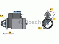 Electromotor VW PHAETON 3D BOSCH 0001109319