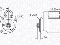 Electromotor VW POLO (9N_) (2001 - 2012) MAGNETI MARELLI 063521230120