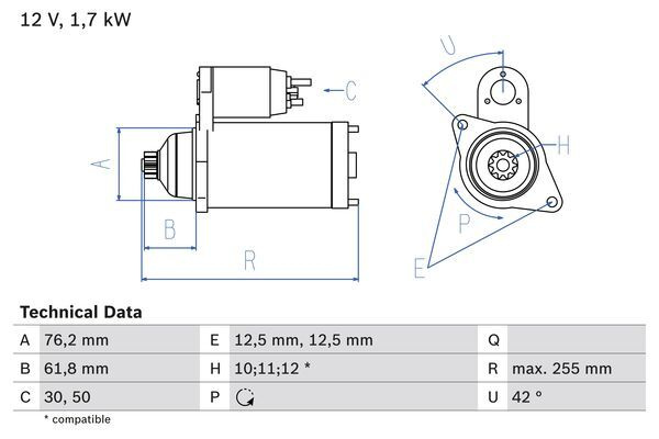 Electromotor # Vw Transporter 2.0 t5 platou / sasi