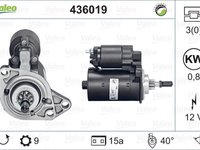 Electromotor VW TRANSPORTER IV caroserie 70XA VALEO 436019