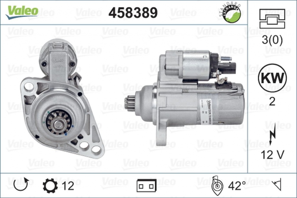 Electromotor VW TRANSPORTER V platou sasiu 7JD 7JE 7JL 7JY 7JZ 7FD VALEO 458389