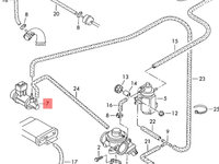 Electrovalva vacuum EGRVolkswagen Golf 1J 2002 1.9 ALH 66 KW 1J0906283C OEM 1J0906283C