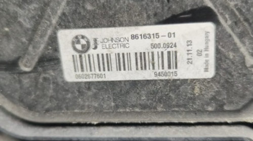 Electroventilatoare BMW 320 d GT xDrive , cod motor N47-D20C , an 2014 cod 8616315-01 / 8616315