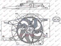 Electroventilator 1 4-1 6 Turbo Benzina-1 6-1 7-2 0 Cdti - Opel Zafira Tourer 2011 , 13289627