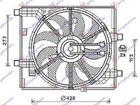 Electroventilator 1,6 DIG-TURBO NISSAN CUBE 09-18 NISSAN JUKE 10-15 NISSAN JUKE 15-19 Cod 214811KC0B,214831K0A