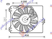 ELECTROVENTILATOR 1.9 JTD-DDiS - SUZUKI SX4 07-13, SUZUKI, SUZUKI SX4 07-13, 083706460