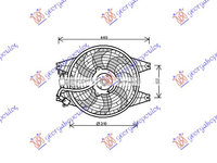 ELECTROVENTILATOR ASSY BENZINA - DIESEL, KIA, KIA SORENTO 02-09, 056606450