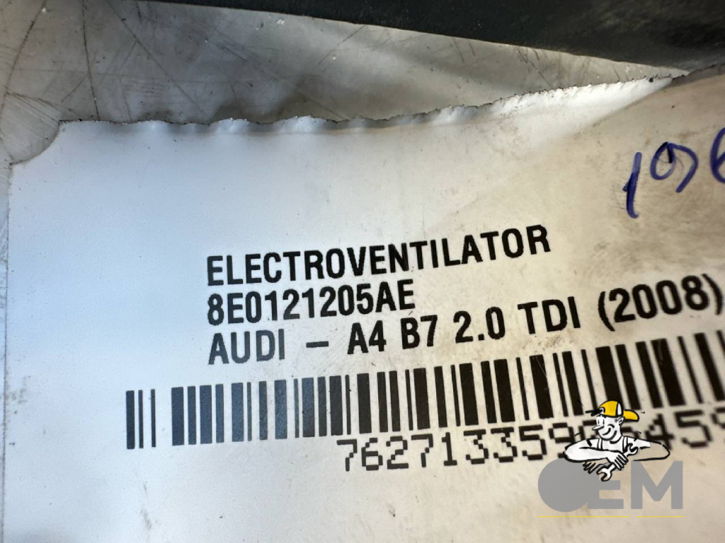 Electroventilator Audi A4 B7 2.0 Tdi an 