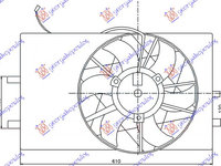 Electroventilator Benzina- Diesel - Mercedes A Class (W168) 1998 , 1685000593