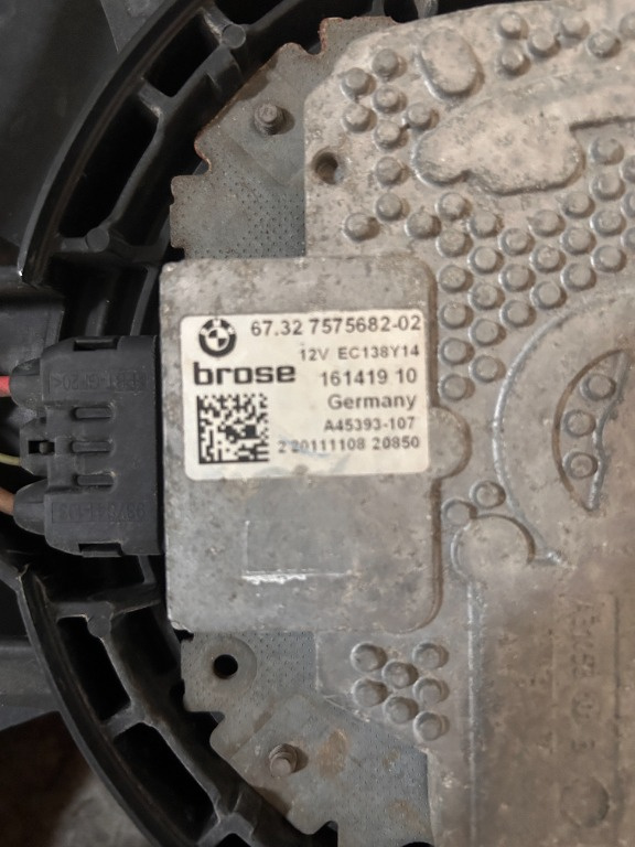 Electroventilator BWM seria 5 6 7 f10 F1