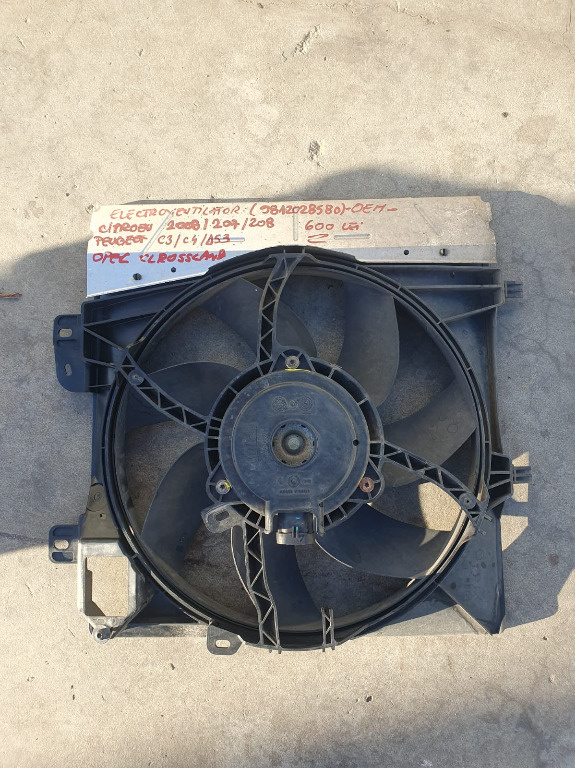ELECTROVENTILATOR CITROEN / PEUGEOT COD 9812028580