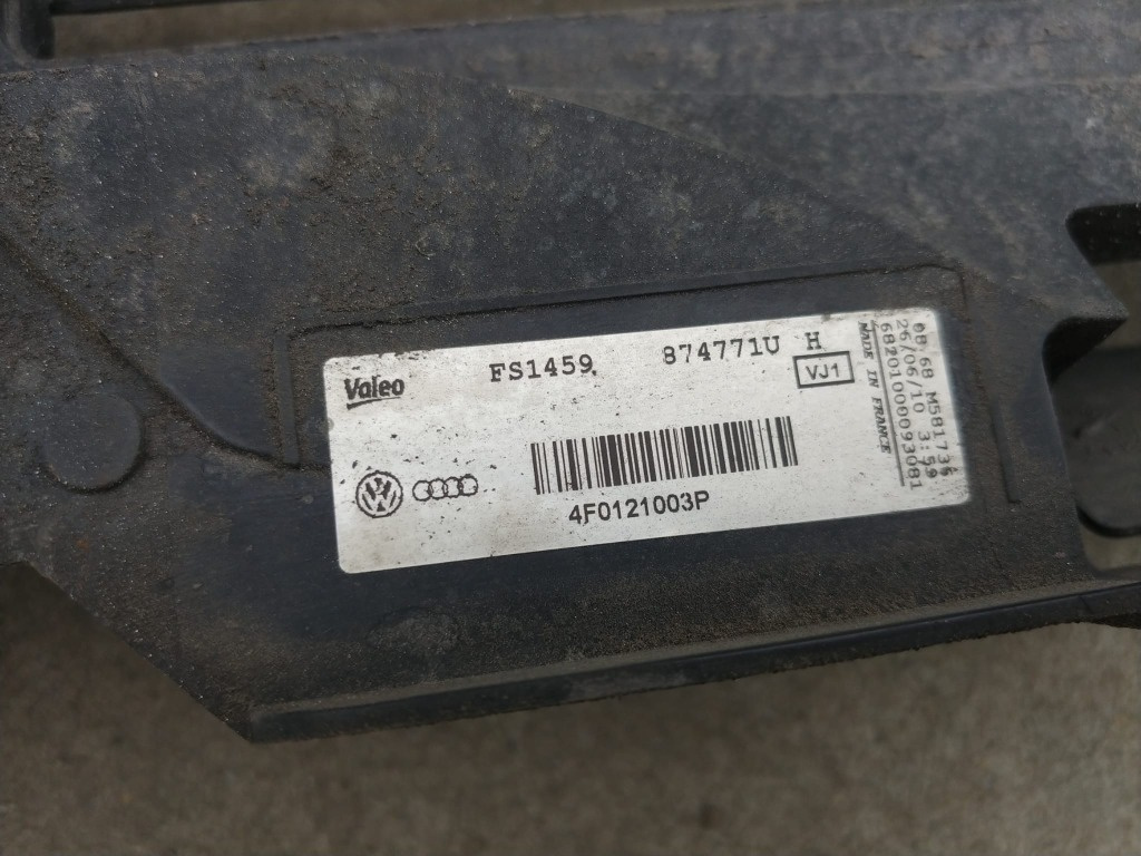 Electroventilator cu releu audi a6 4f c6