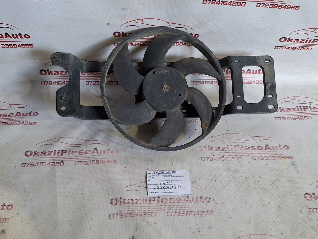 ELECTROVENTILATOR DACIA LOGAN 2004-2009 1.4 MPI 8200277810