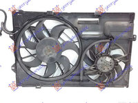 Electroventilator dublu VW Transporter T5 2003-2010 NOU 7H0121207H 7H0959455A 7H0959455D (BENZINA - DIESEL)