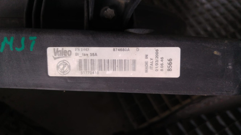 Electroventilator fiat croma 1.9 jtd 874