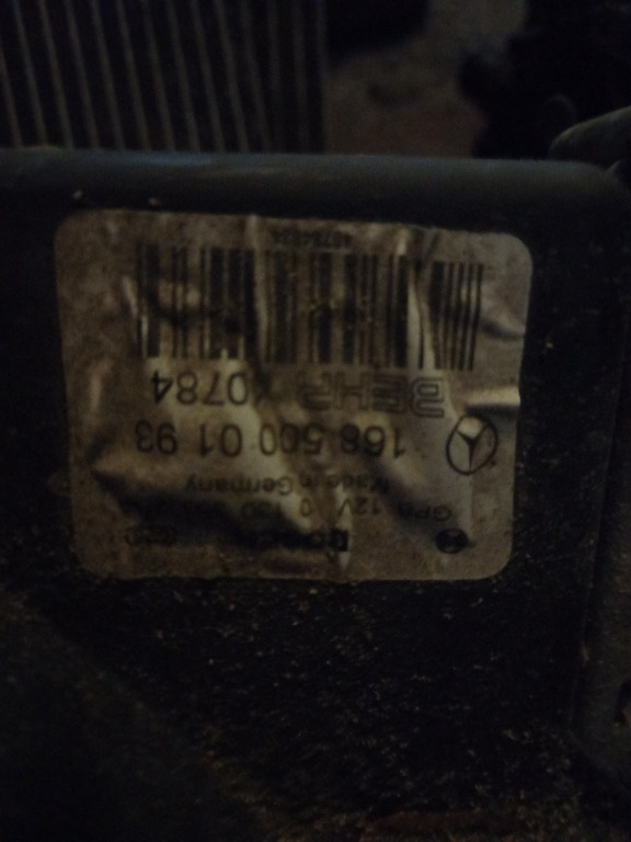 Electroventilator Mercedes A Class 1.7 c