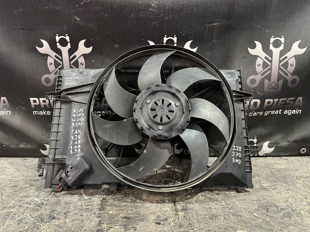 Electroventilator Mercedes C-Klasse W203 C208 A2035001693 - imagine 1