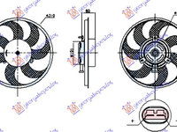 Electroventilator MERCEDES VITO (W639) & VIANO 04-10 MERCEDES VITO (W639) & VIANO 10-15