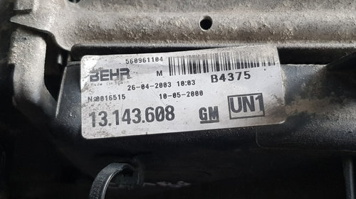 Electroventilator Opel Combo 1.7 dti cod: 13143608