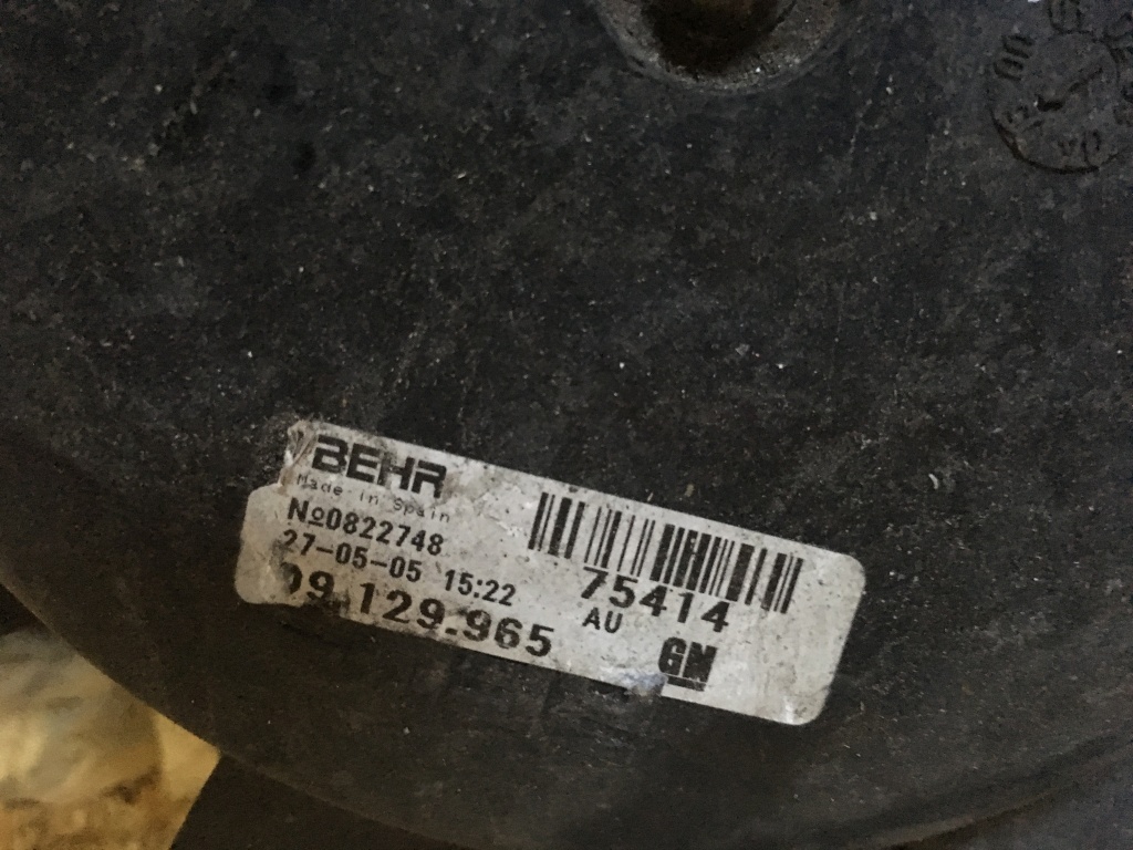 Electroventilator Opel Corsa C 1.2 Z12XE