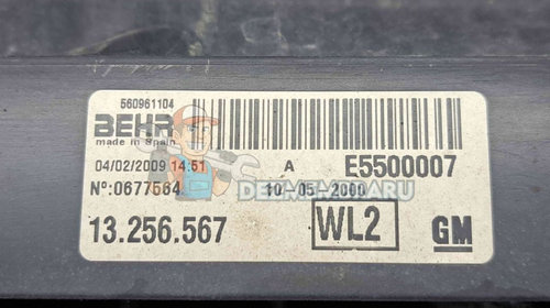 Electroventilator Opel Corsa D [Fabr 2006-2013] 13256567