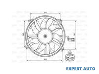 Electroventilator Peugeot 307 (3A/C) 2000-2016 #2 1250G0