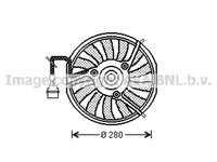 ELECTROVENTILATOR RADIATOR AUDI A4 B5 1994->2000 Electroventilator radiator BENZ/DIESEL, PIESA NOUA ANI 1994 1995 1996 1997 1998 1999 2000