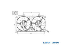 Electroventilator radiator Citroen SAXO (S0, S1) 1996-2004 #2 05031608