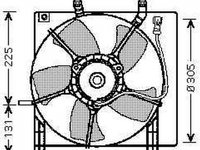 ELECTROVENTILATOR RADIATOR HONDA JAZZ 2002->2008 Electroventilator radiator complet 2004-> (benzina), PIESA NOUA ANI 2002 2003 2004 2005 2006 2007 2008