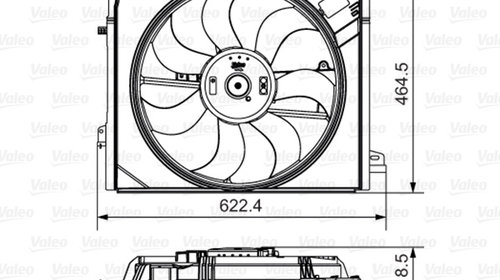 Electroventilator radiator NOU Renault Megane IV 4 Talisman Scenic Grand 214814354R 214819674R