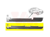 Element caroserie Opel Astra G (F48, F08) Van Wezel 3742103, parte montare : stanga